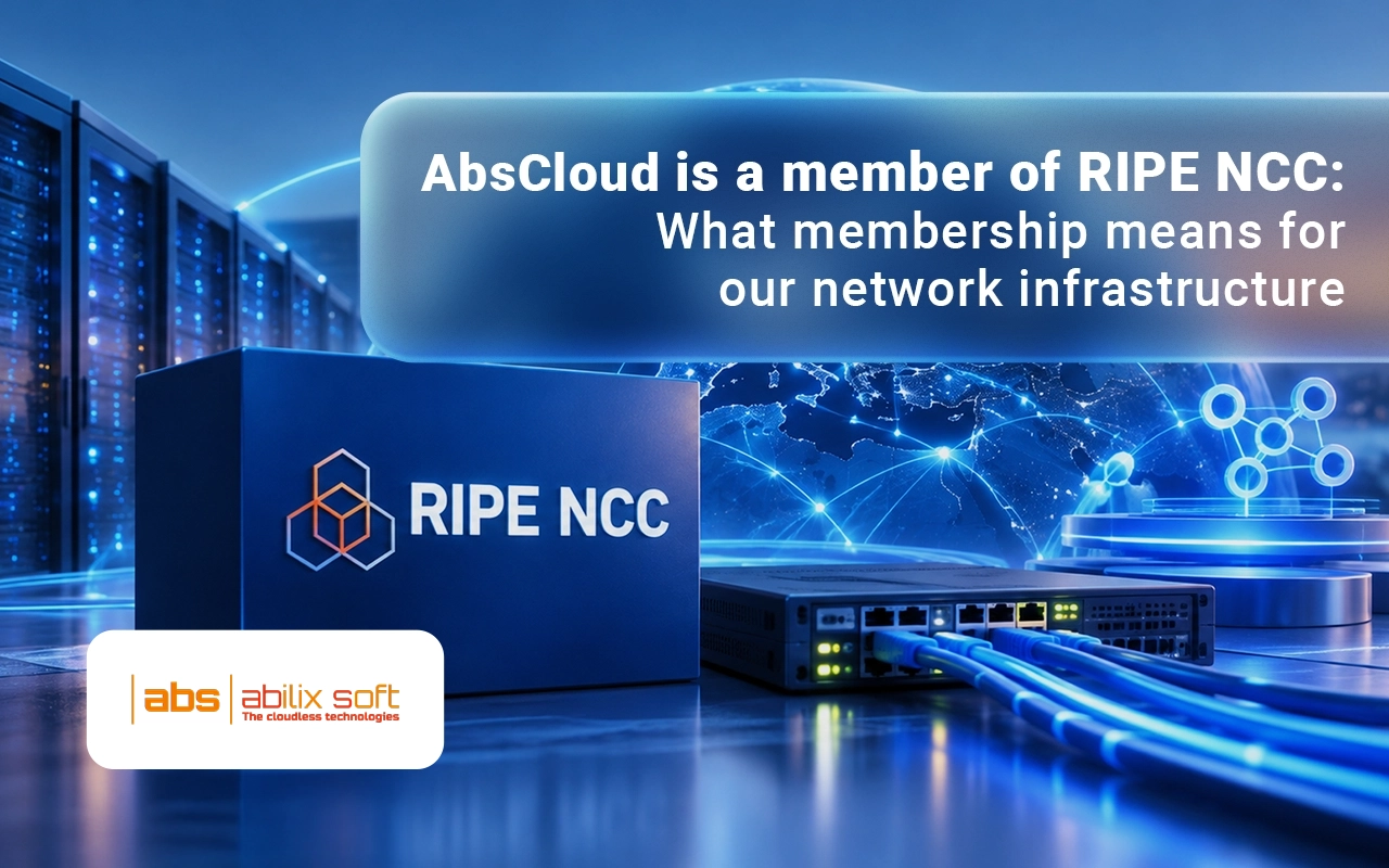 AbsCloud is a member of RIPE NCC